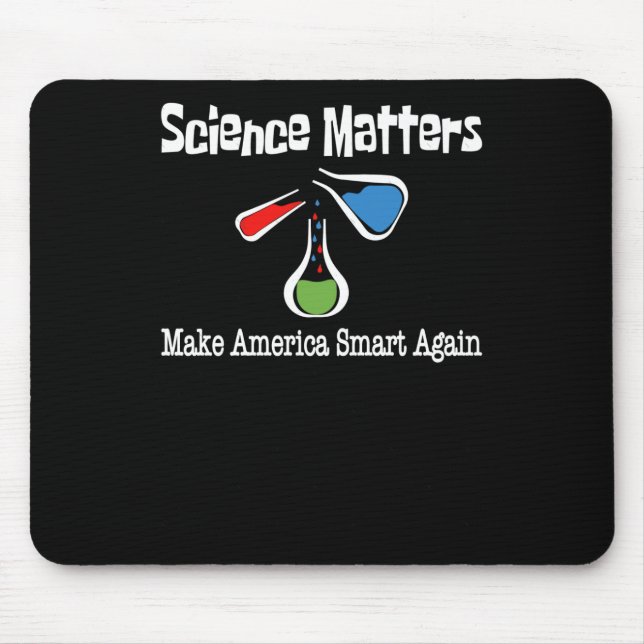 Science S – Make America Smart Again Gift With Mouse Pad (Front)