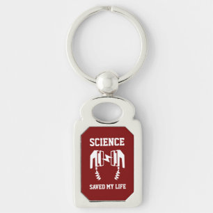 Science Saved My Life Key Ring