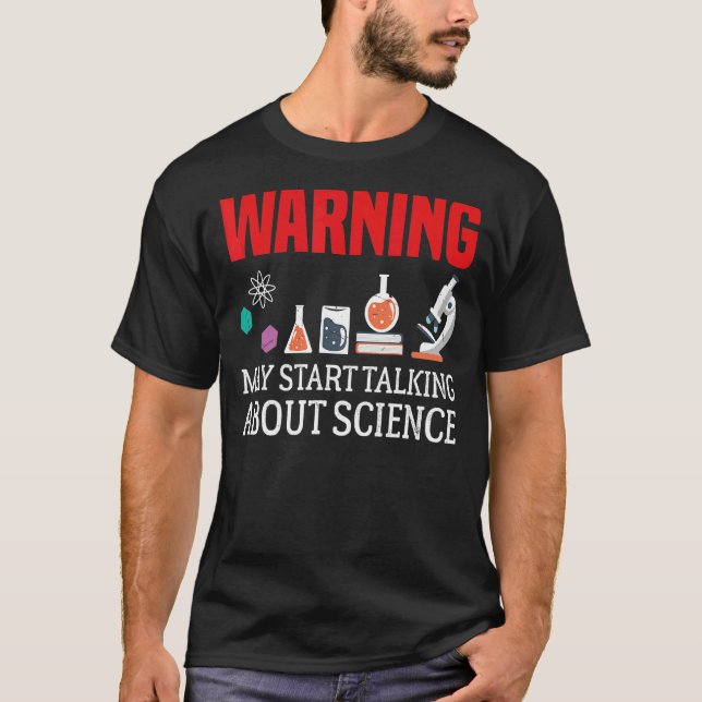 Science  Science   I Love Science Quote T-Shirt (Front)