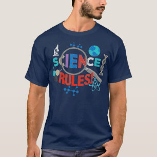 Science Science Rule Vintage Style Graphics T-Shirt