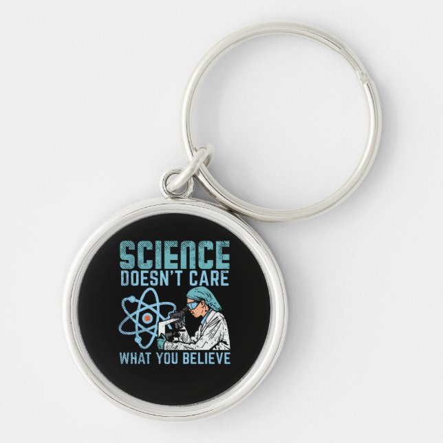 Science Scientist Key Ring (Front)