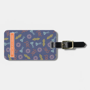 Science / Scientist - Your Name /Monogram DNA Luggage Tag