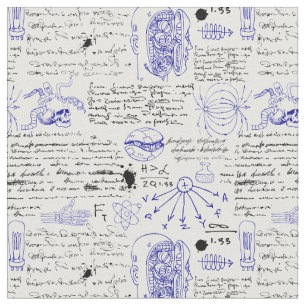science scribbles  fabric