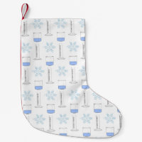Science Snowflake Beaker Graduated Cylinder Winter