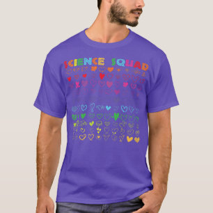 Science Squad Teacher Student Technology Engineer  T-Shirt