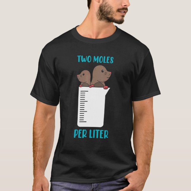 Science Stem Two Moles Per Litre Stem Students App T-Shirt (Front)