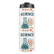 Science Subject Sticker – Flask, Molecules & Atom