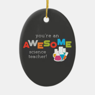 Science Teacher Appreciation Day, Awesome Ceramic Tree Decoration