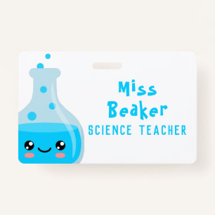 Science Teacher badge ID Badge