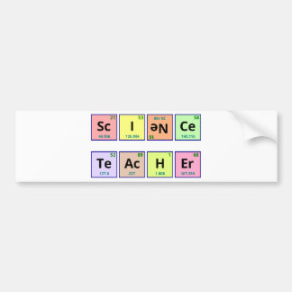 Science Teacher Bumper Sticker