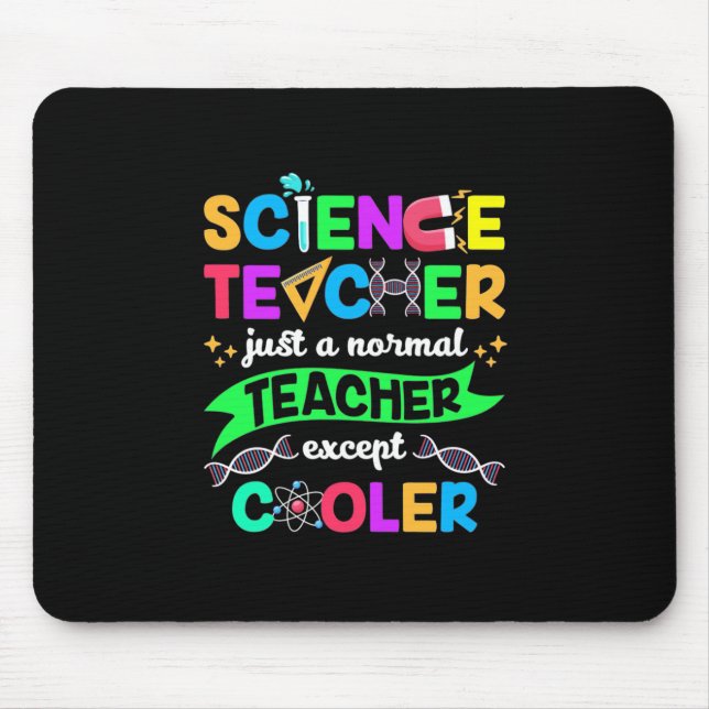 Science Teacher Cool Mouse Pad (Front)