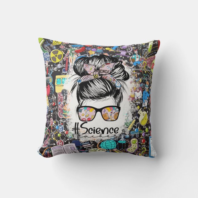 Science Teacher Cushion (Front)