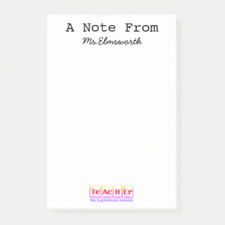 Science Teacher Custom Stationary Notepad Gift