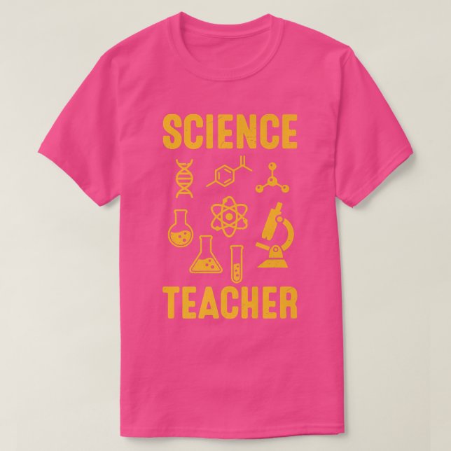 Science Teacher First Day of School Funny Back To  T-Shirt (Design Front)