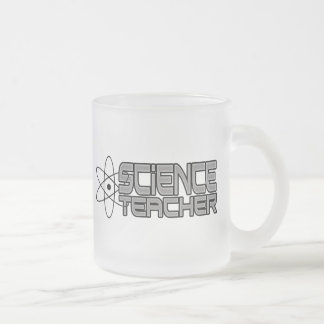 Science Teacher Frosted Glass Mug