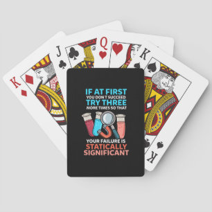 Science Teacher Funny Science Playing Cards