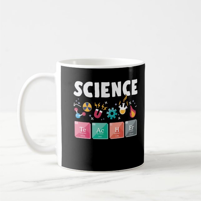 Science Teacher Laboratory Chemistry Coffee Mug (Left)