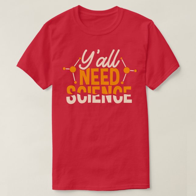 Science Teacher Scientist Chemist Physicist T-Shirt (Design Front)
