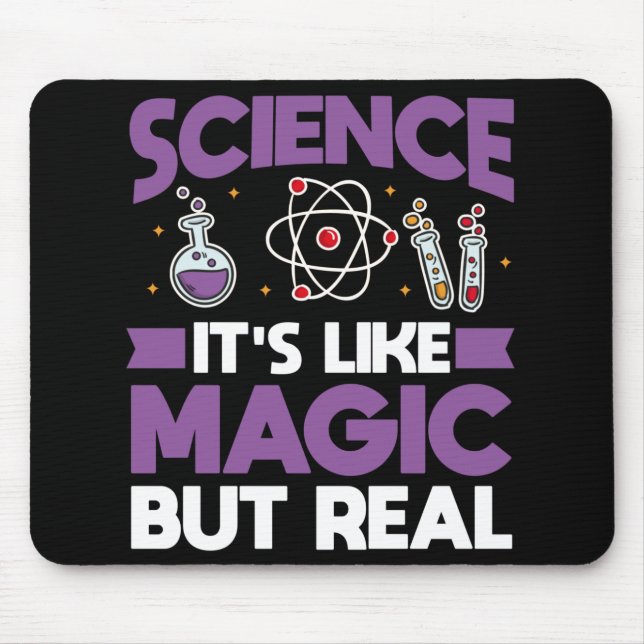 Science Teacher Student Biology Chemistry Funny Mouse Pad (Front)