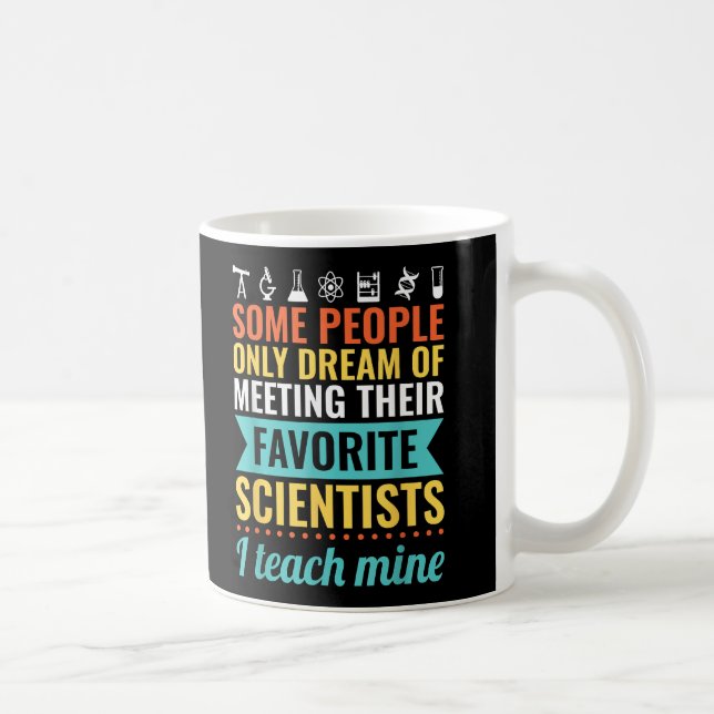 SCIENCE TEACHER Teach Biology Chemistry Physics Coffee Mug (Right)