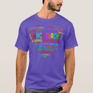 Science Teacher Team Heart Back to school Teacher T-Shirt