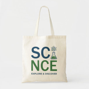 Science Teacher Typography Design Tote Bag