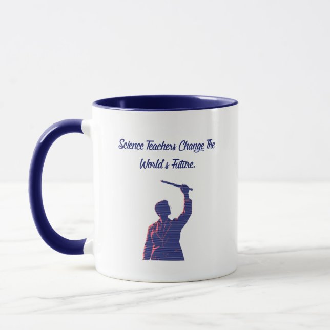 Science Teachers Change World's Future Educator Mug (Left)