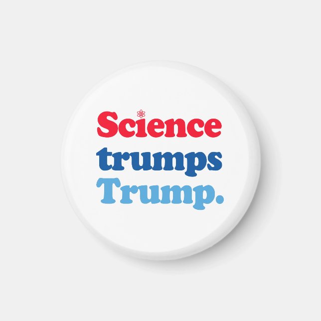 Science trumps Trump Magnet (Front)