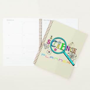 Science Two Page Medium Calendar Planner