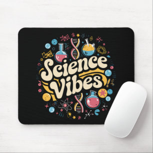 Science Vibes Groovy First Day of Back To School Mouse Pad