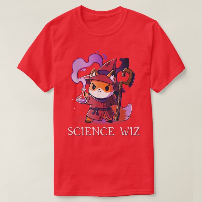 Science Wiz shirt Funny Alchemist Red Panda Scienc (Design Front)