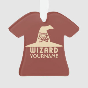 Science Wizard custom colour ornament