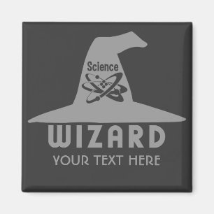 Science Wizard custom magnet