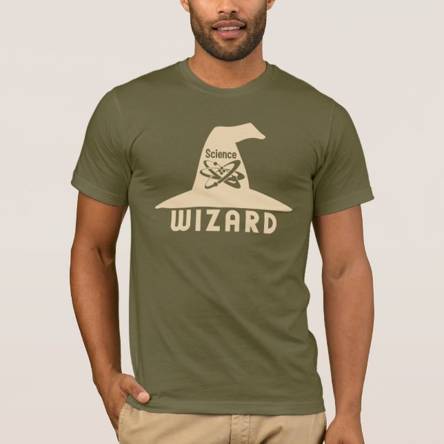Science Wizard shirt - choose style & colour (Front)