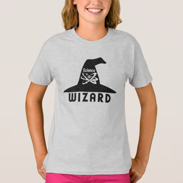 Science Wizard shirt - choose style & colour (Front)