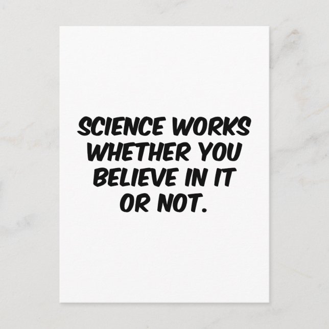 Science Works Postcard (Front)