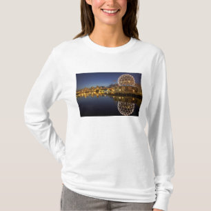 Science World and CBD reflected in False Creek, T-Shirt