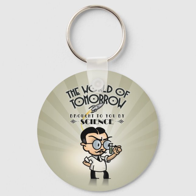 Science World of Tomorrow Key Ring (Front)