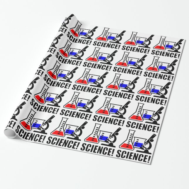 Science! Wrapping Paper (Unrolled)