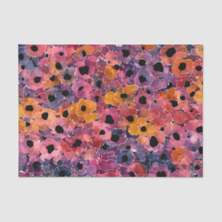 Scientific Abstract Art: Bloom Ink Blot Pattern Tissue Paper