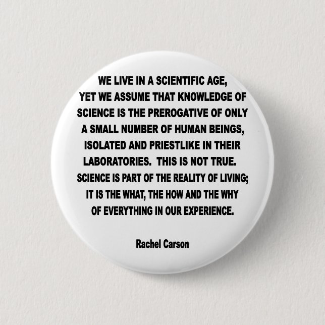 scientific age 6 cm round badge (Front)