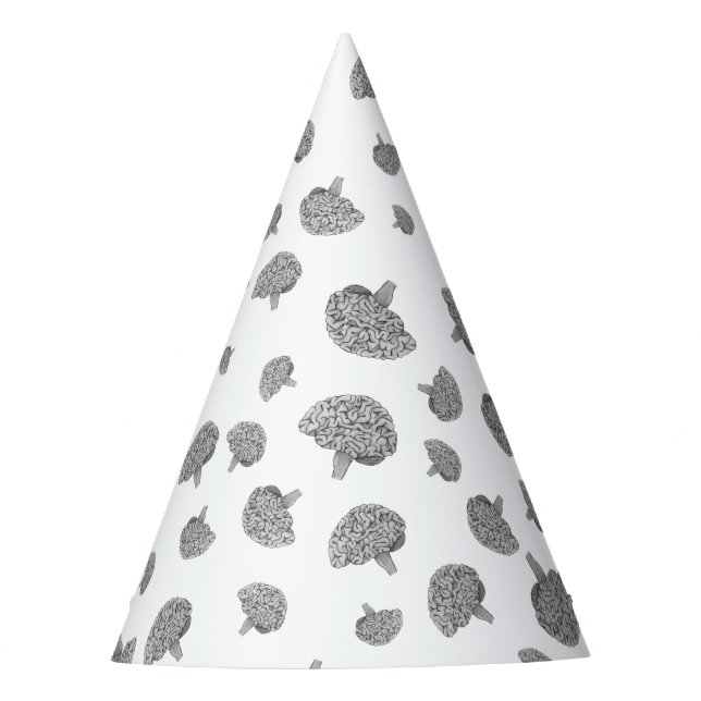 Scientific Brain Party Hat (Front)