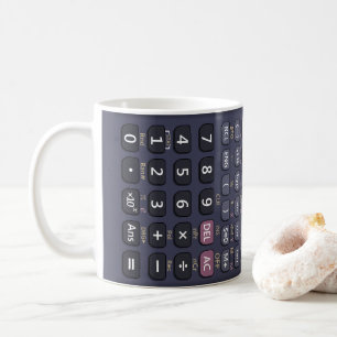 Scientific calculator coffee mug