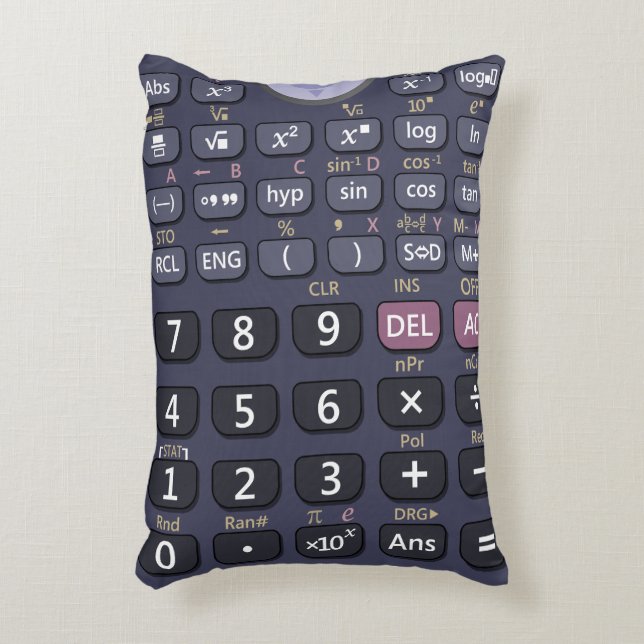 Scientific calculator decorative cushion (Front(Vertical))