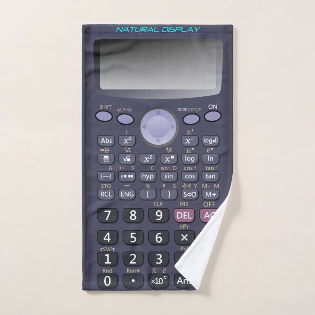 Scientific calculator hand towel (Hand Towel)