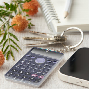 Scientific calculator key ring