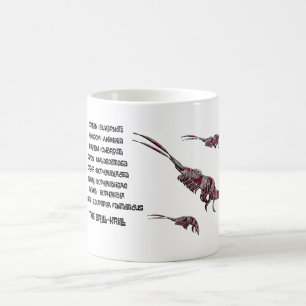 Scientific classification for the brill krill coffee mug