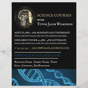 Scientific Design, Science Course Advertising Flyer