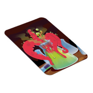 Scientific experiment flask Monster Magnet