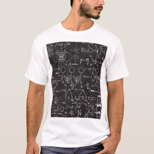 Scientific Formulas: Chalkboard Calculations Patte T-Shirt